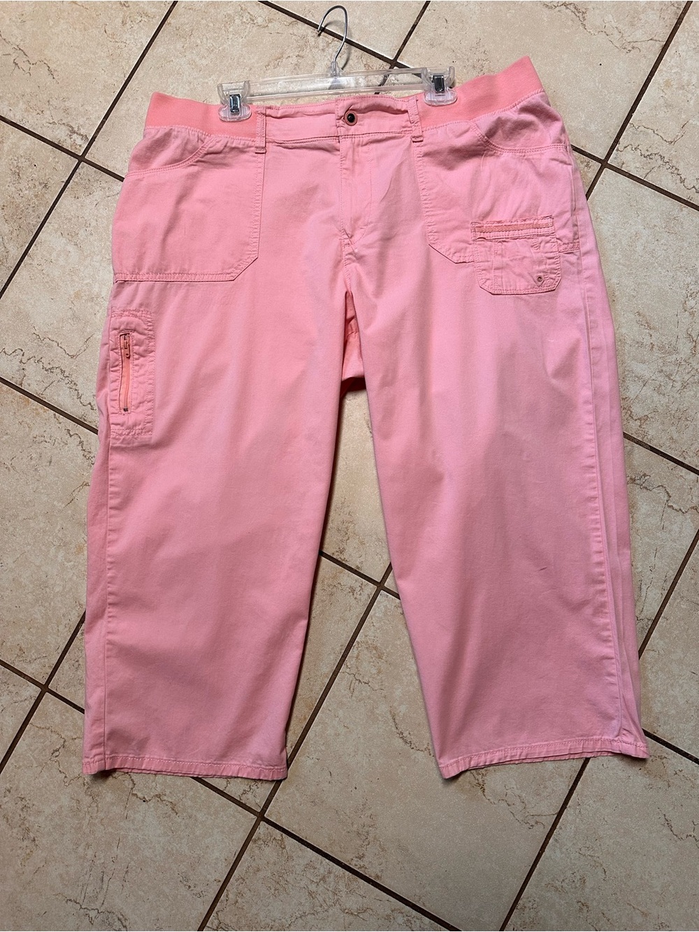 Lee Pink Utility Capri Pants Sz. 18